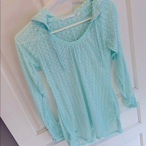 Athleta seafoam swimsuit cover